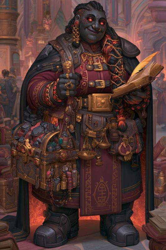 Merchant: Dark Dwarf, Woman 9