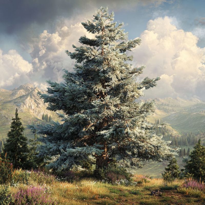 Spruce Tree, Medium
