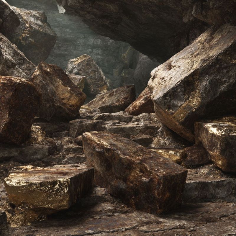 Rubble, Iron, Medium 2