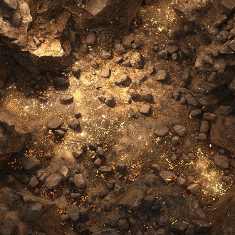 Rubble, Gold, Medium 2