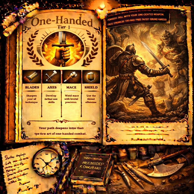 Skill Book: One-Handed - Tier 4