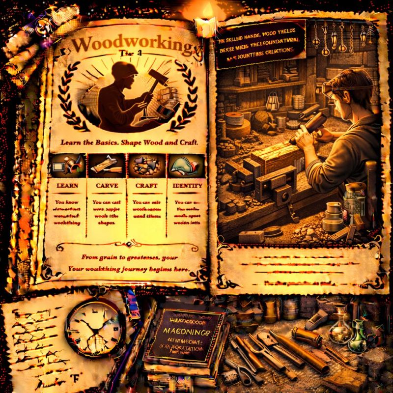 Skill Book: Woodworking - Tier 1