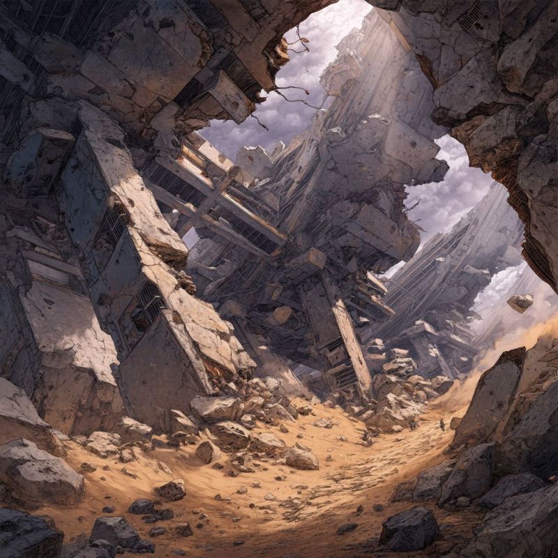 Rubble, Steel, Large