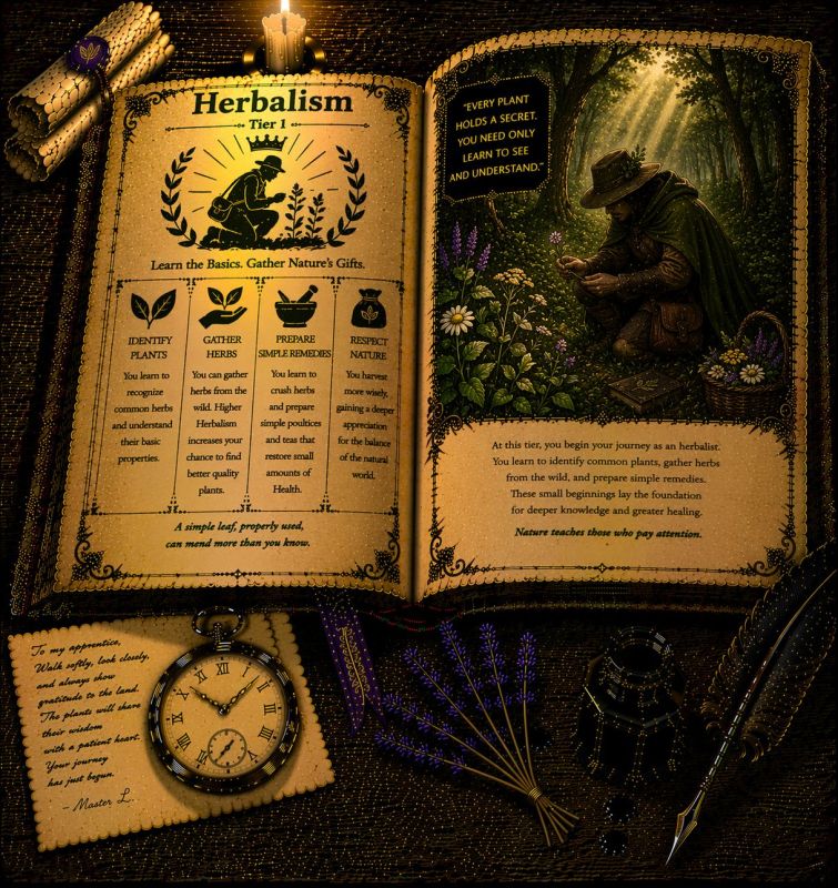Skill Book: Herbalism - Tier 1