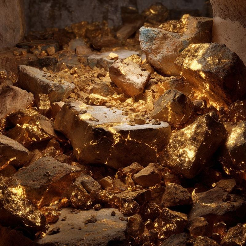 Rubble, Gold, Medium 4