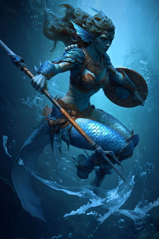 Merfolk Warrior 3