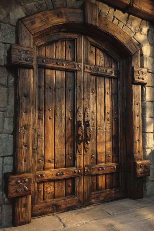 Door, Large, Wooden 5