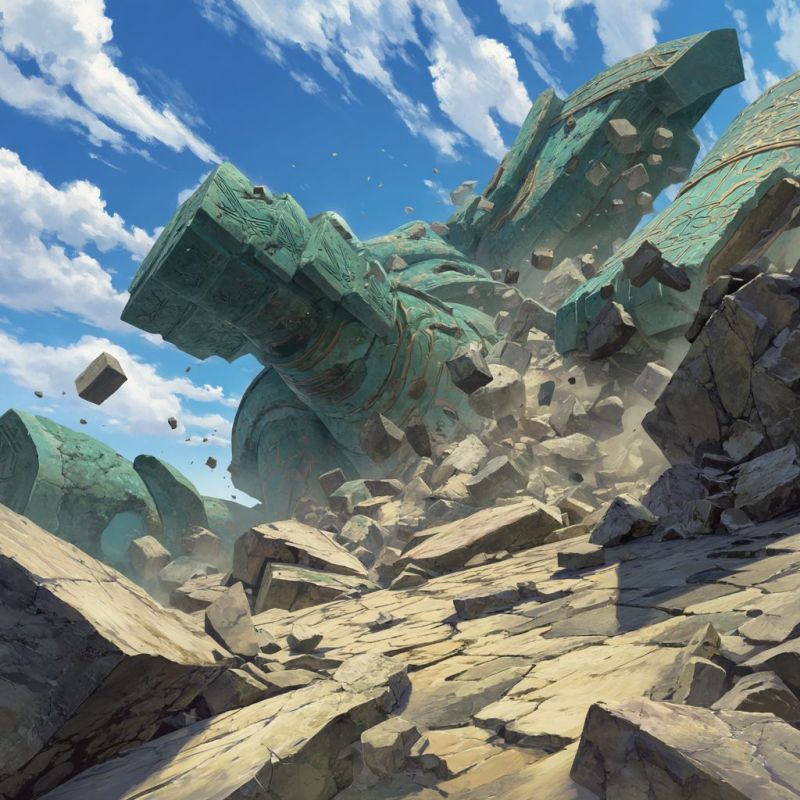 Rubble, Bronze, Colossal 2