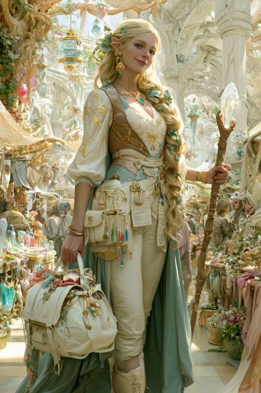 Merchant: High Elf, Woman 3