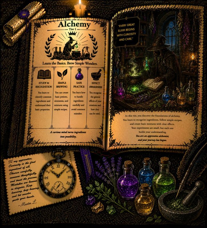 Skill Book: Alchemy - Tier 1