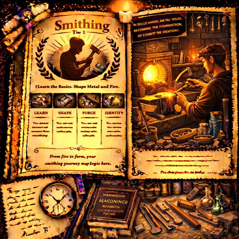 Skill Book: Smithing - Tier 1