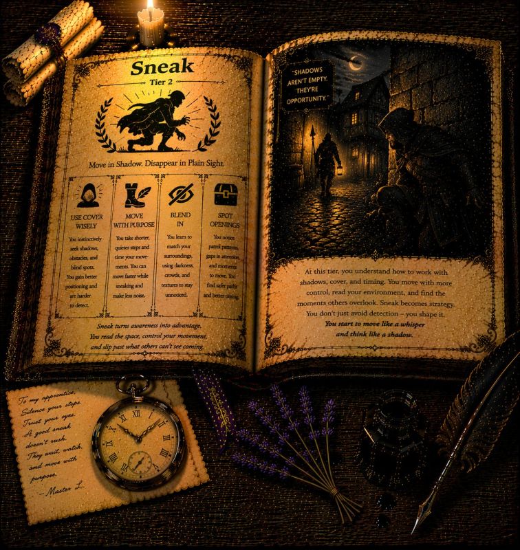 Skill Book: Sneak - Tier 2
