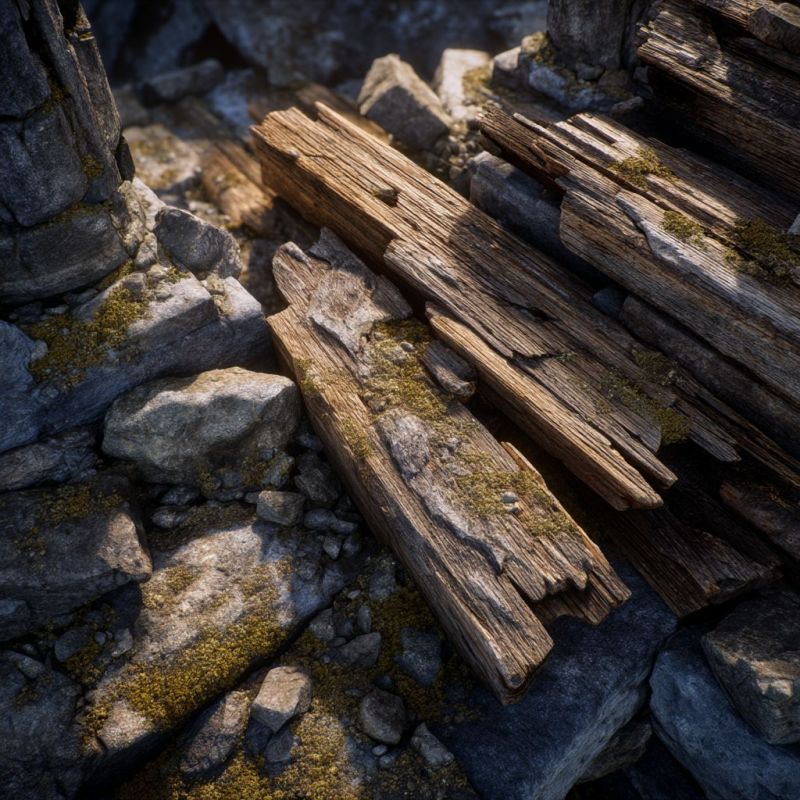 Rubble, Wood, Medium 2