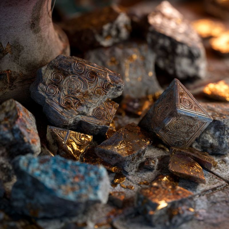 Rubble, Brass, Small 3