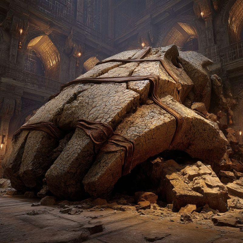 Rubble, Leather, Colossal 4