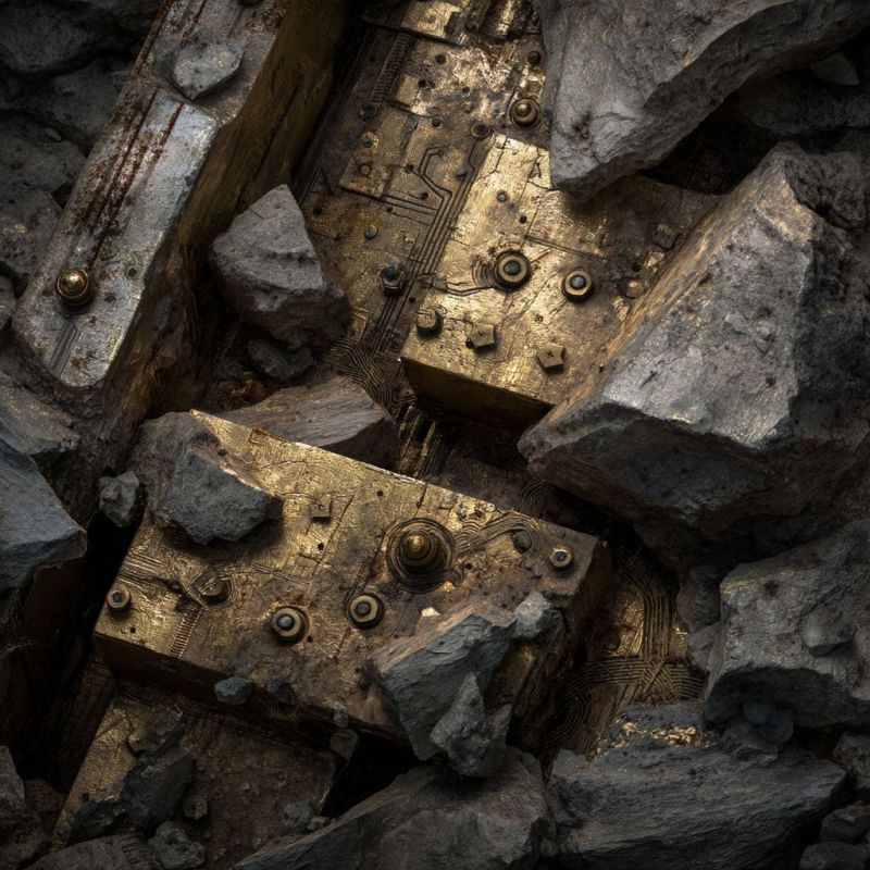 Rubble, Brass, Large 2